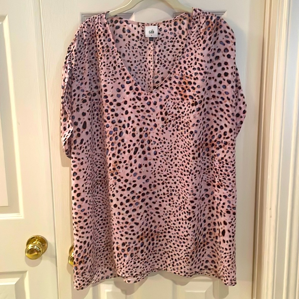 Cabi Seaside 5980 Pink Panther Large EUC